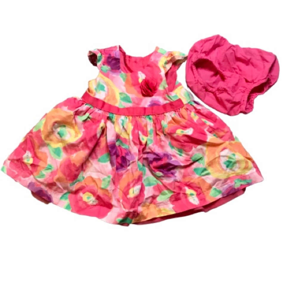 5/$25 PLACE Girl’s 9-12 mos Floral Dress Outfit
